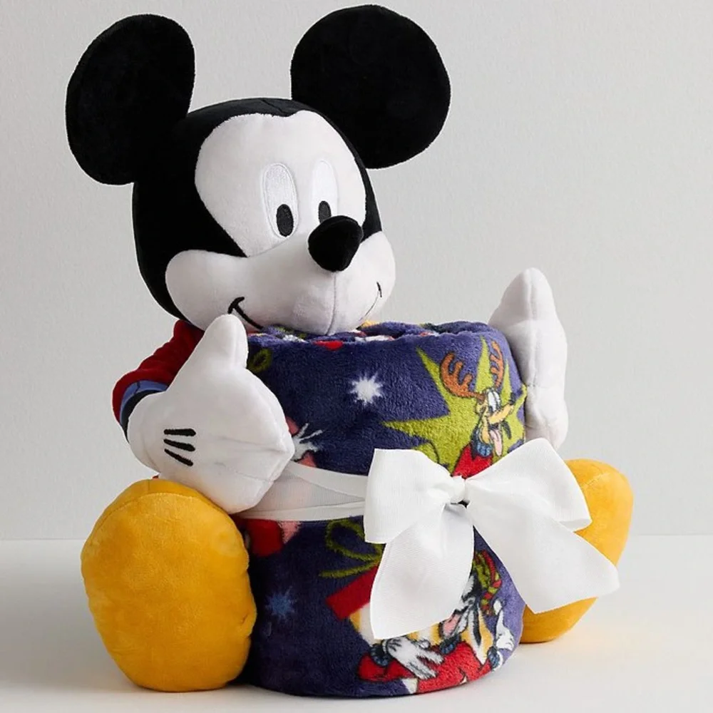 Disney’s Mickey Mouse Plush Buddy and Throw Set